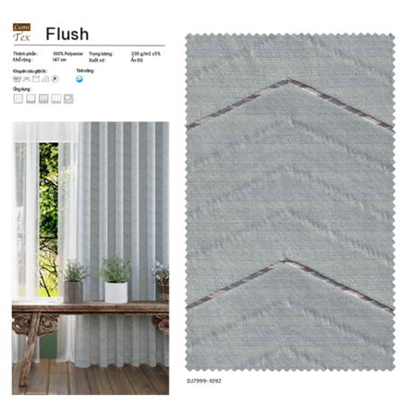 Rèm vải Ấn Độ mã FLUSH
