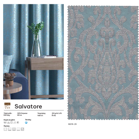 Rèm vải Ấn Độ mã SAVATORE