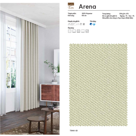 Rèm vải Nhật Bản mã ARENA