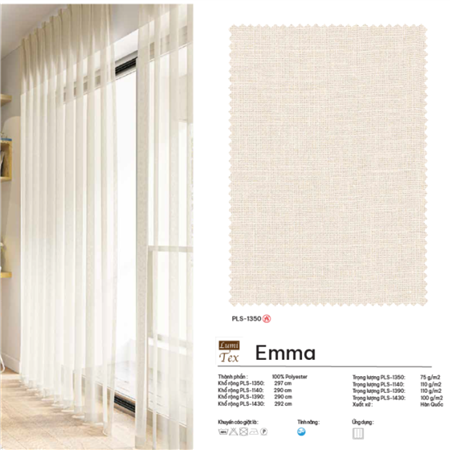 Rèm voan Hàn Quốc mã EMMA