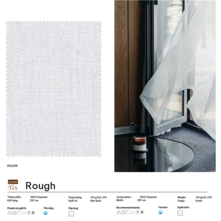 Rèm voan Hàn Quốc mã ROUGH