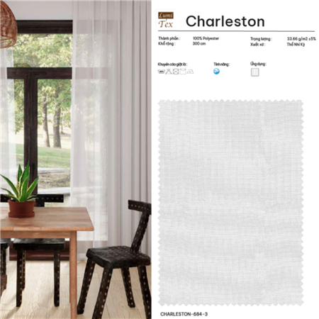 Rèm voan Thổ Nhĩ Kỳ mã CHARLESTON