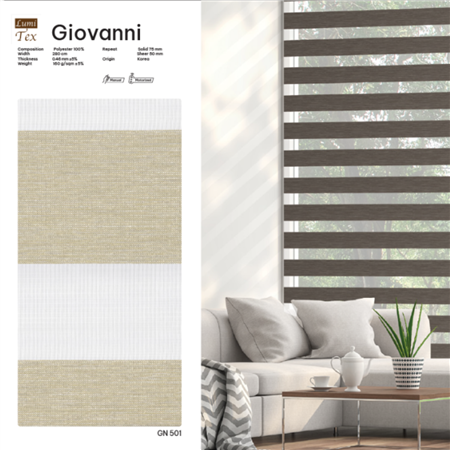 Rèm cuốn Combi mã GIOVANNI
