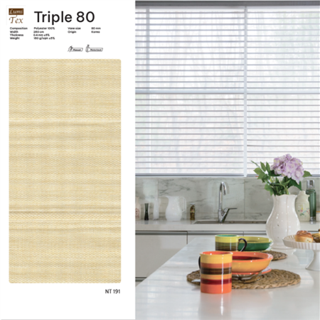 Mành ngang mã TRIPLE 80