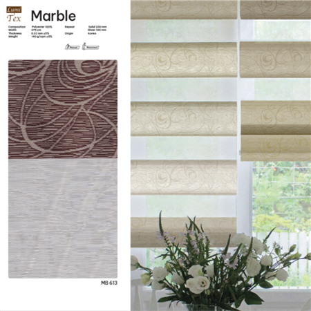 Rèm Roman Combi mã MARBLE