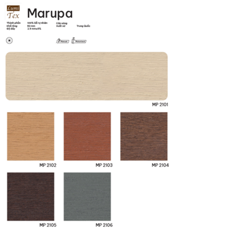 Rèm sáo gỗ mã MARUPA
