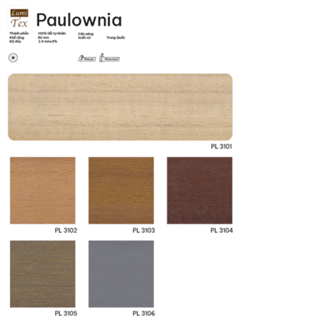 Rèm sáo gỗ mã PAULOWNIA